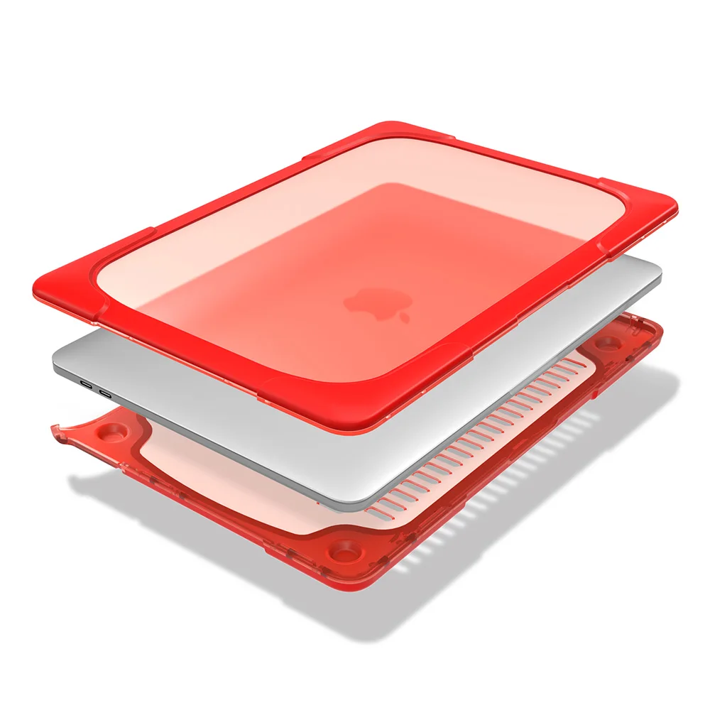 Противоударный Внешний чехол для Macbook Air 11 12 13 NewPro 13,3 15 A2159 A1932 Жесткий пластиковый Чехол со складной подставкой