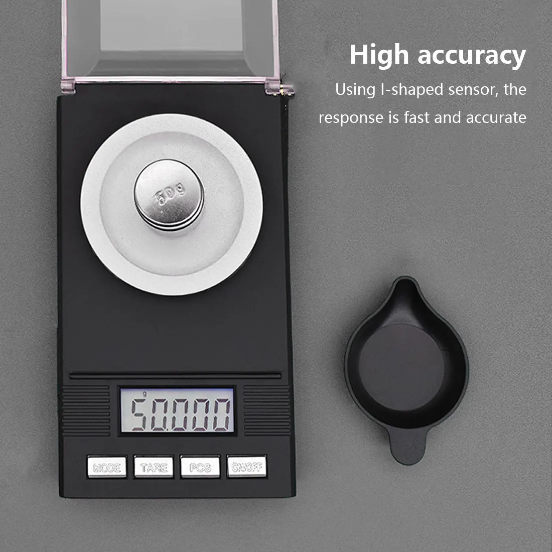 

0.001g High Precision digital Carat Scale Medicinal Electronic Jewelry Scales Gold Germ Laboratory Balance milligram scale