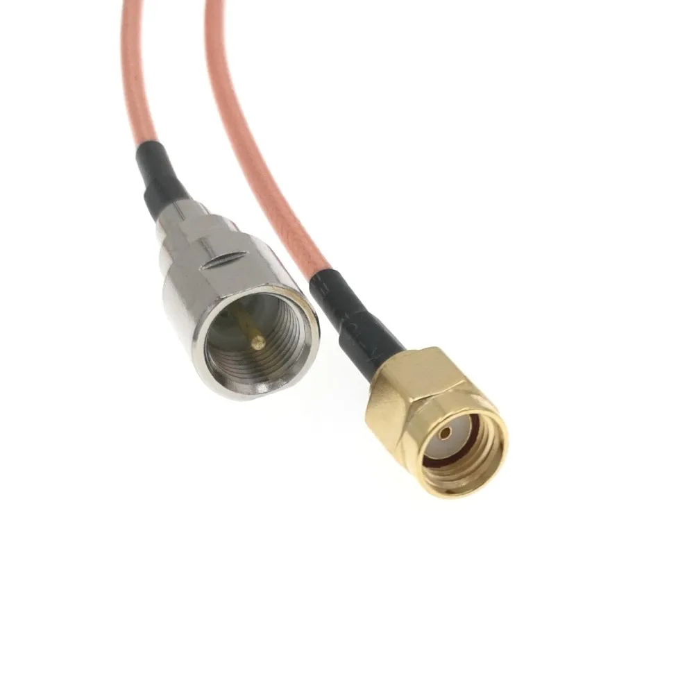 

100PCS FME Male Plug To RP-SMA Male Straight Connector With 20cm RG316 RG-316 RF Coaxial Pigtail Jumper Low Loss Cable