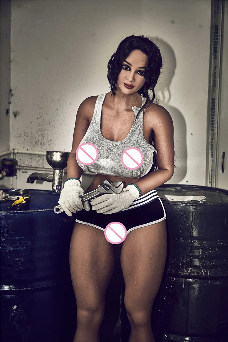 Секс кукла 158 см Толстая и мышечная Реалистичная настоящая большая грудь