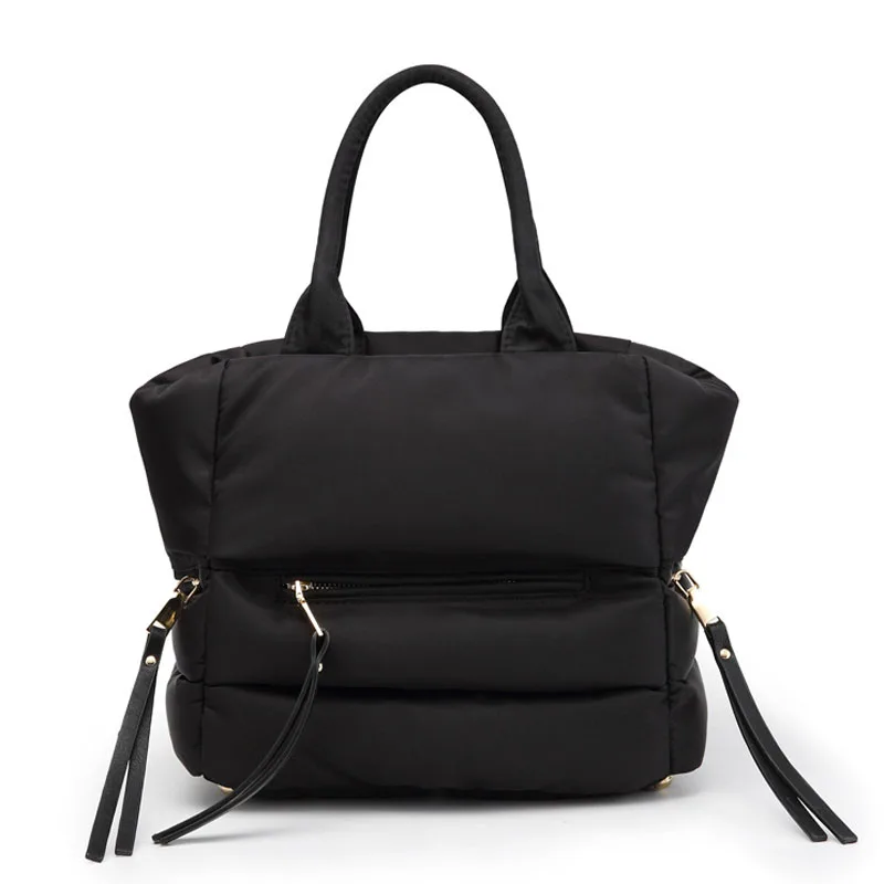 Женская сумка тоут на одно плечо Хлопковая с принтом перьев роскошная 2019|Сумки