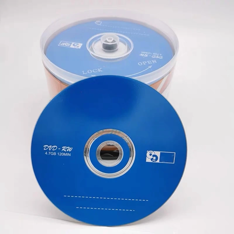 Оптовая продажа 25 дисков UPL Blue пустой Печатный 4 7 ГБ 4X DVD RW диски|Носители для