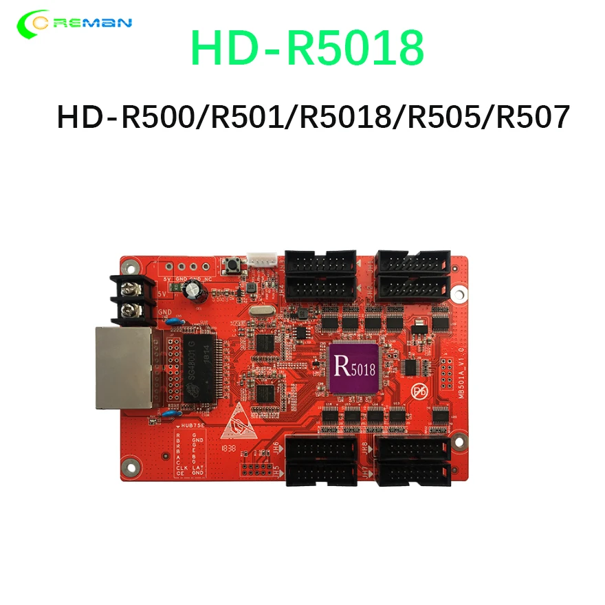 Huidu рекламный светодиодный Экран дисплея полный Цвет контроллер HD R5018 RGB