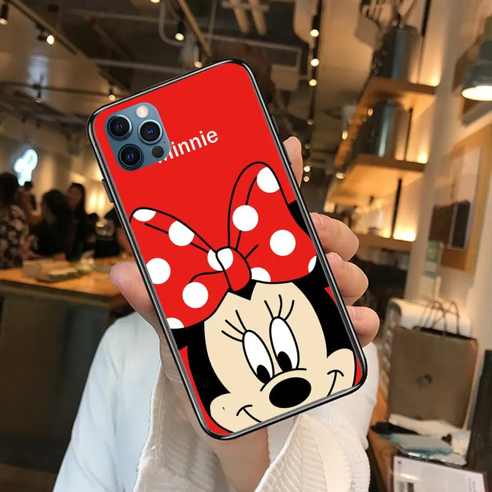 Чехлы для телефонов с рисунком из мультфильма парочка мышей Disney чехол iphone 11 Pro Max 12