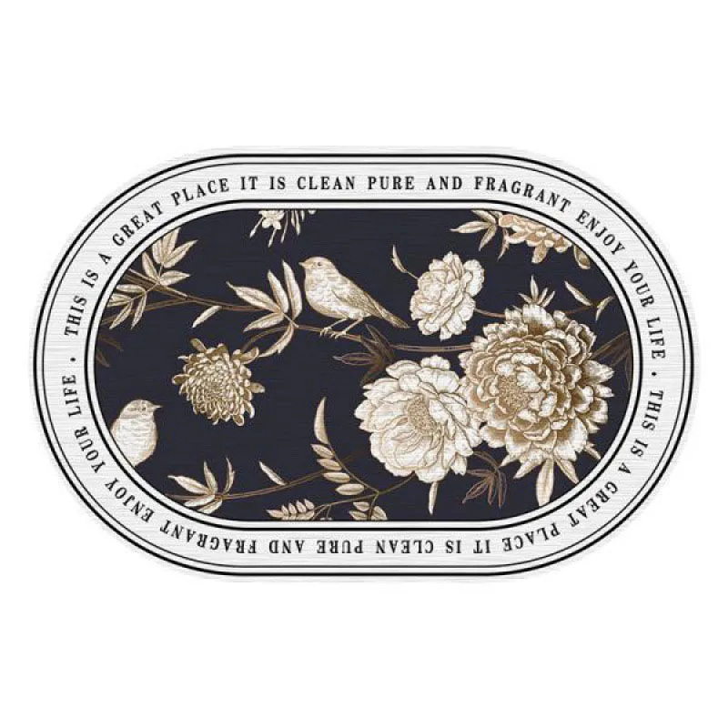 Овальный коврик для ванной противоскользящий ковер комнаты искусственный