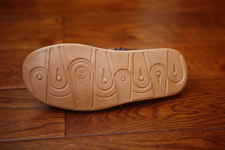 Зимние домашние тапочки из искусственной кожи для пар Женская Нескользящая