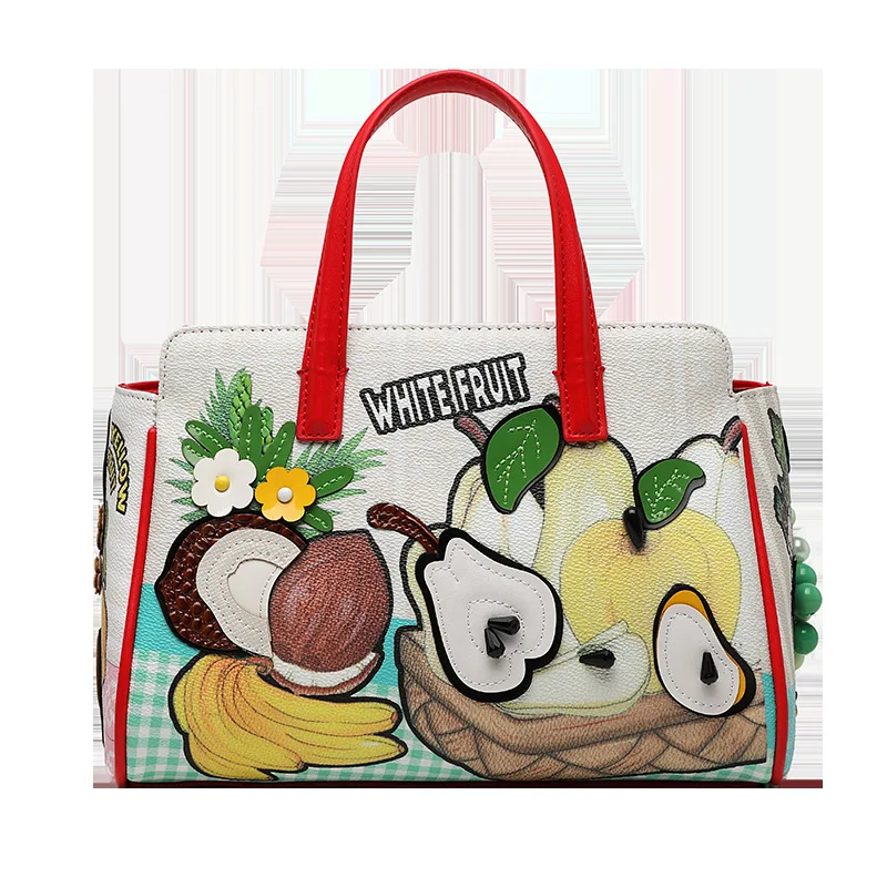 Дизайнерская женская сумка из искусственной кожи модная маленькая сумочка на