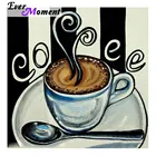 Картина кофе Ever Moment, знак кафе, декоративная картина для стен, холст ручной работы 5L1435