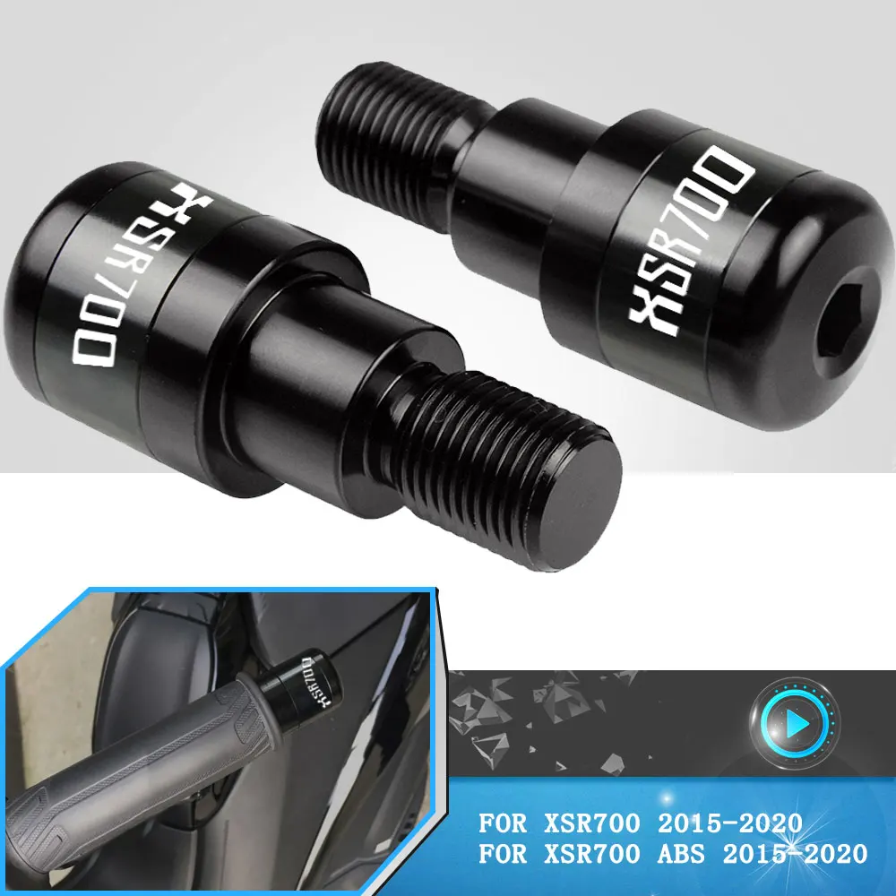 

Motorcycle CNC Handlebar Cap Hand Grips Bar End Plug Accessories For Yamaha XSR700 XSR 700 ABS 2015 2016 2017 2018 2019 2020