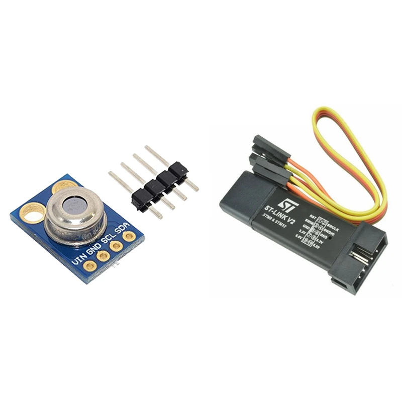 1 шт. ST-Link V2 программирующий блок Mini STM8 STM32 Эмулятор загрузчика M89 New & MLX90614ESF MLX90614