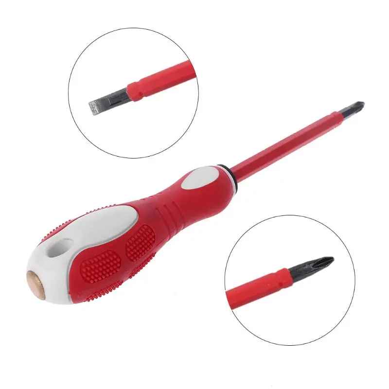 

1000V Voltage Tester Pen Slot Cross Dual Purpose Electrical Test Pen Screwdriver