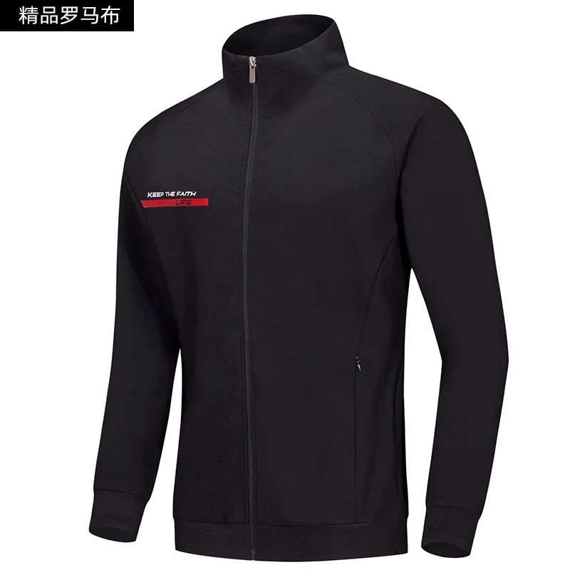 

Autumn and winter new stand collar Roman cloth adult suit men's trend coat uniform sportswear