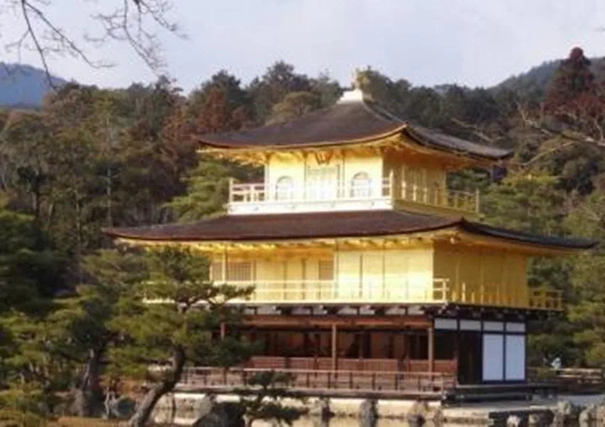 Японские храмы Kinkakuji сувенирная бумажная 3D модель головоломки для