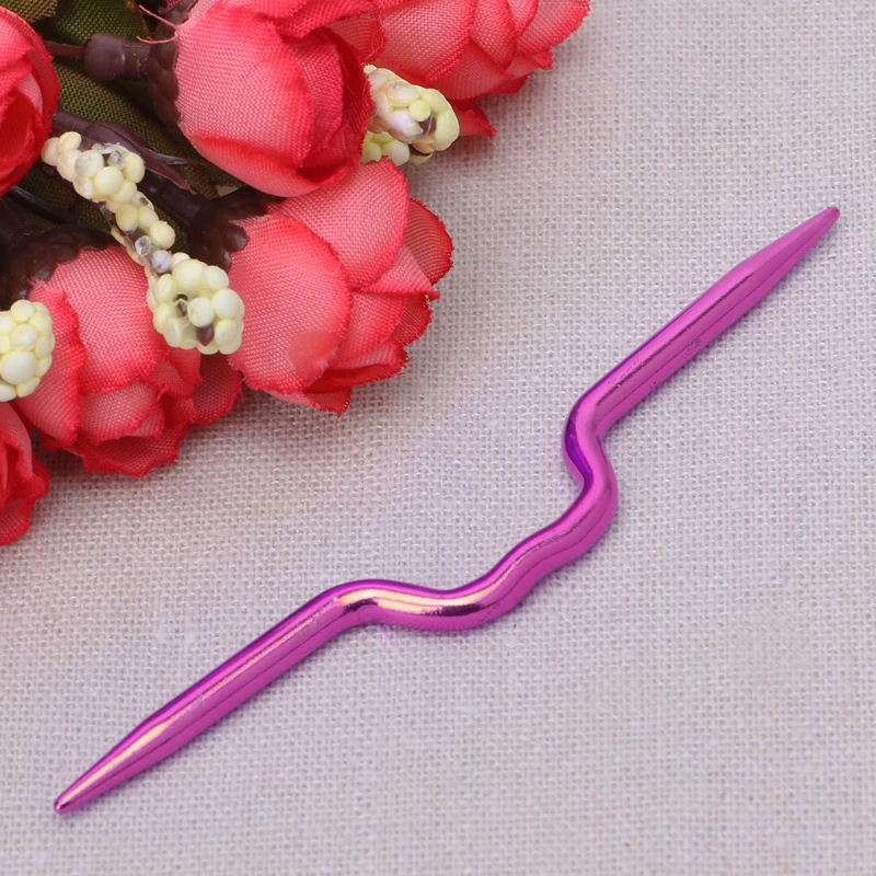 3 шт. Вязание иглы шпильки вязальные крючки для шитья с ажурным трикотажным