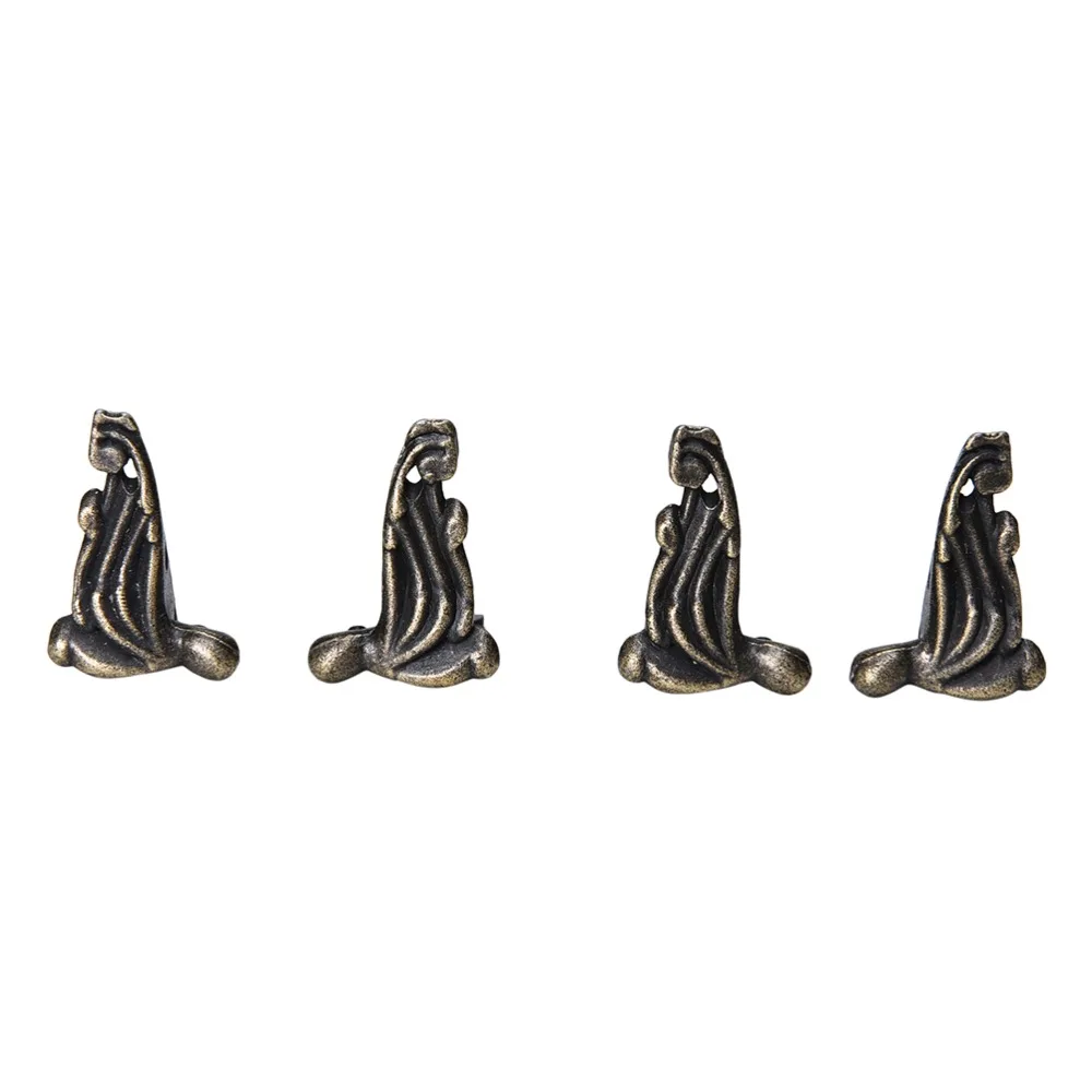 

4 шт./лот 36x20 мм декоративная железная деревянная коробка для багажа угловые кронштейны антикварная коробка для ювелирных изделий угловой з...