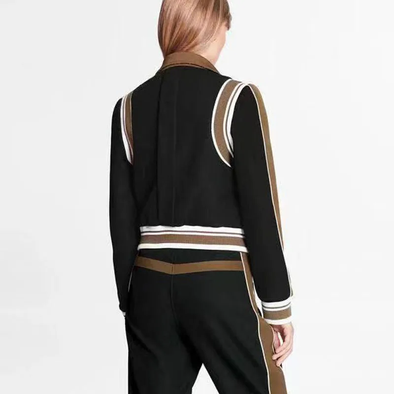 

Комплект из двух предметов, вязаный кардиган, Женский повседневный уличный свитер с длинным рукавом на весну и осень, топ и штаны, наряды, же...