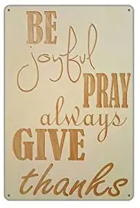 

Pray About Everything Bar Cafe Home Oil Station Garage Kitchen Farm Countryside Vintage Retro Tin Signs