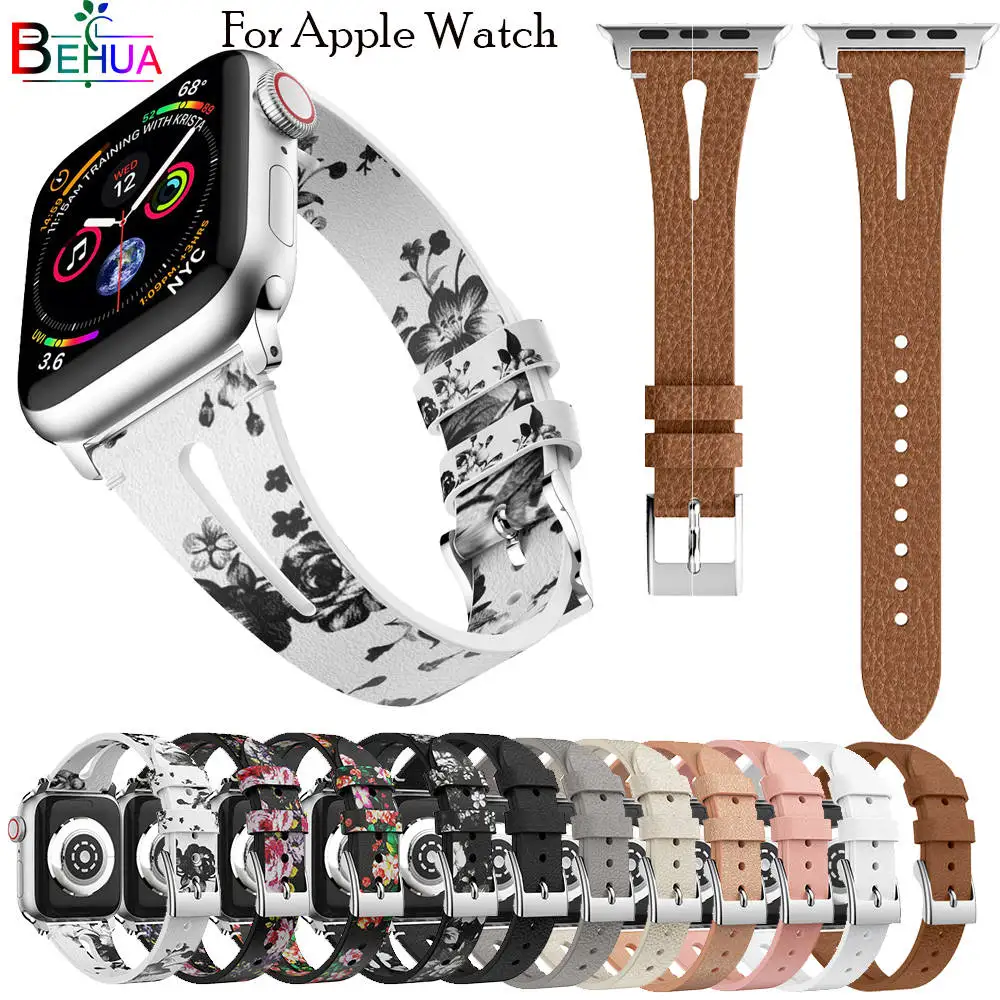 Ремешок для наручных часов hero iand кожаный ретро-браслет Apple Watch series 4 3 2 1 42/38/40/44 мм |