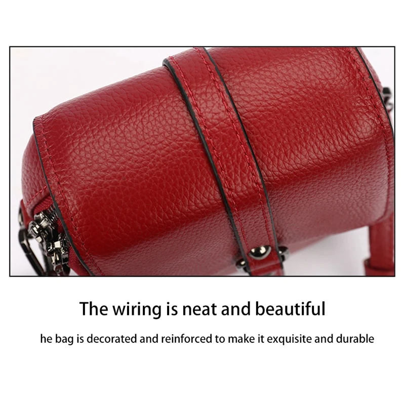 

Leather One-Shoulder Mobile Phone Bag Large Capacity Diagonal Bag