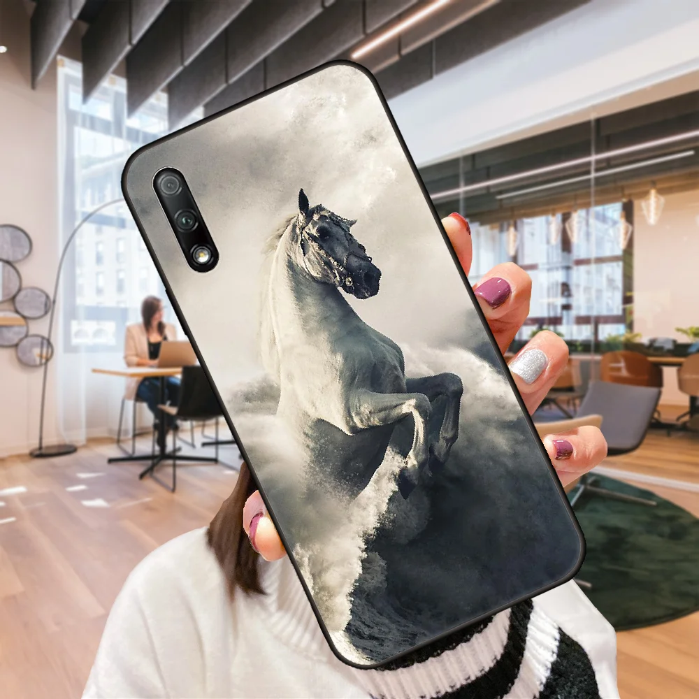 Чехол-накладка для Huawei Honor 9X 9 10 8X 8A 8S 7X 7A i 20 Pro Lite черный силиконовый | Мобильные