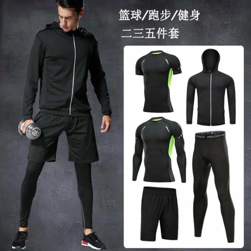 Одежда для фитнеса Five, новая одежда для фитнеса, спортивный костюм, мужская шапка и защитная одежда, тренировочная одежда для баскетбола и б...