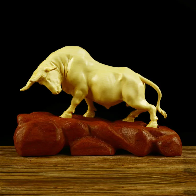 

animals animal endeavour in hand office home decoration cow potential to the Chinese zodiac cattle furnishing articles