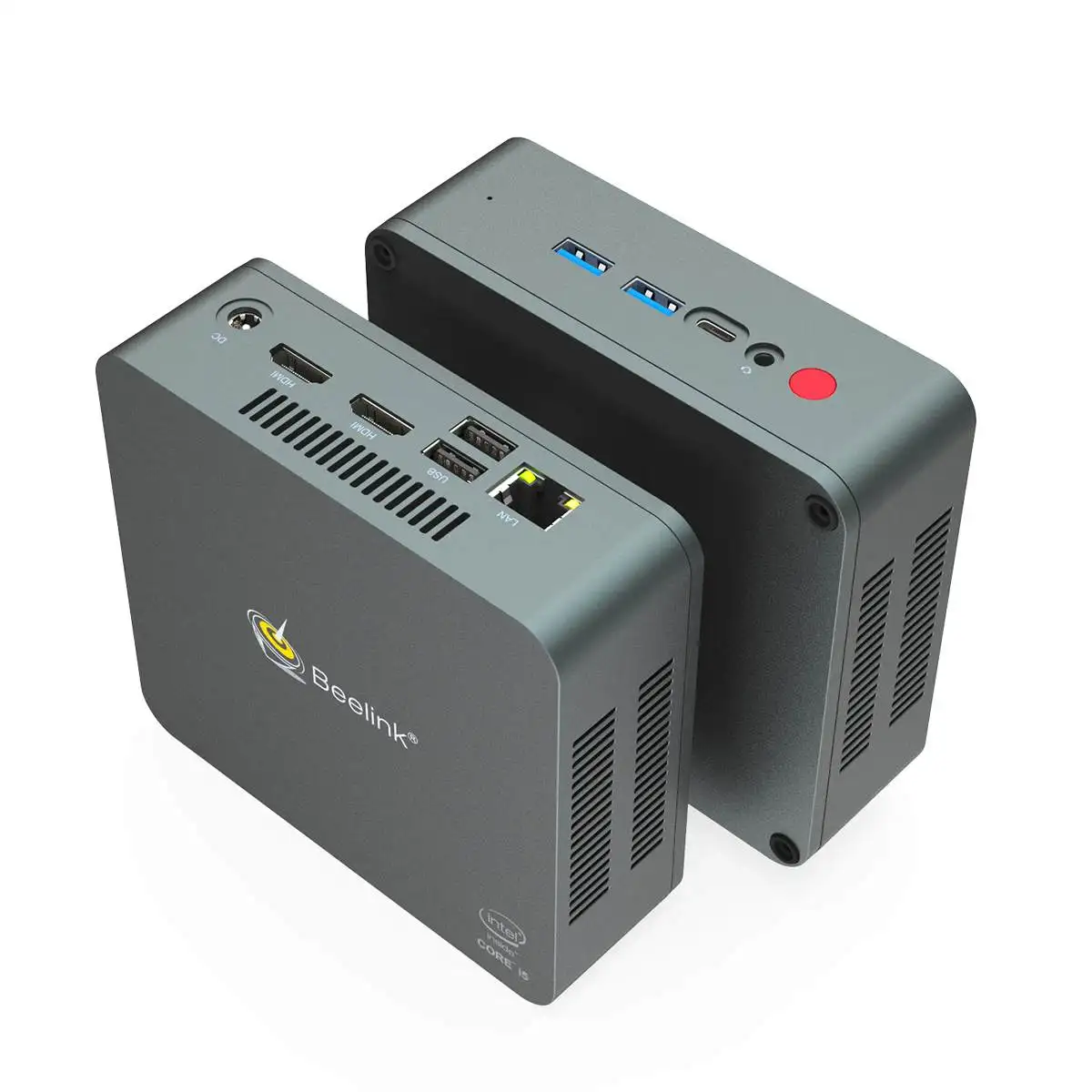 

Beelink U57 Mini PC TV Box 8GB 128/256GB Intel Core i5-5257U 2.4+5.8G Dual WIFI bluetooth4.0 1000M LAN USB3.0 Support Windows 10