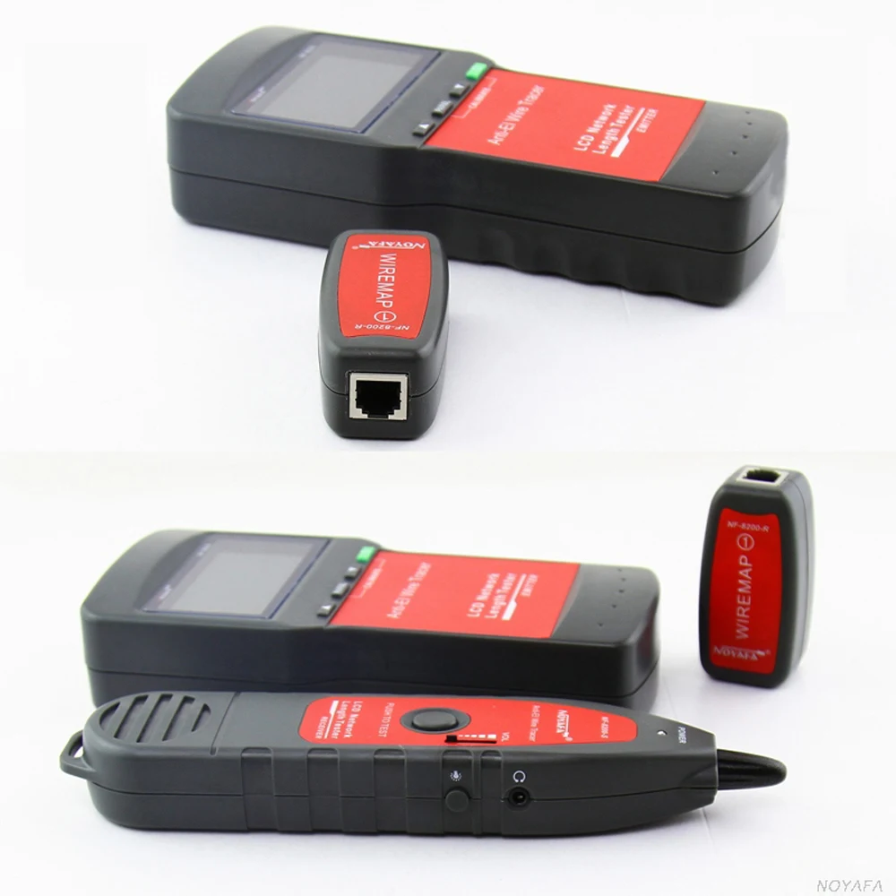 Кабельный трекер с подсветкой ЖК-дисплей профессиональный тестер LAN RJ45 кабель