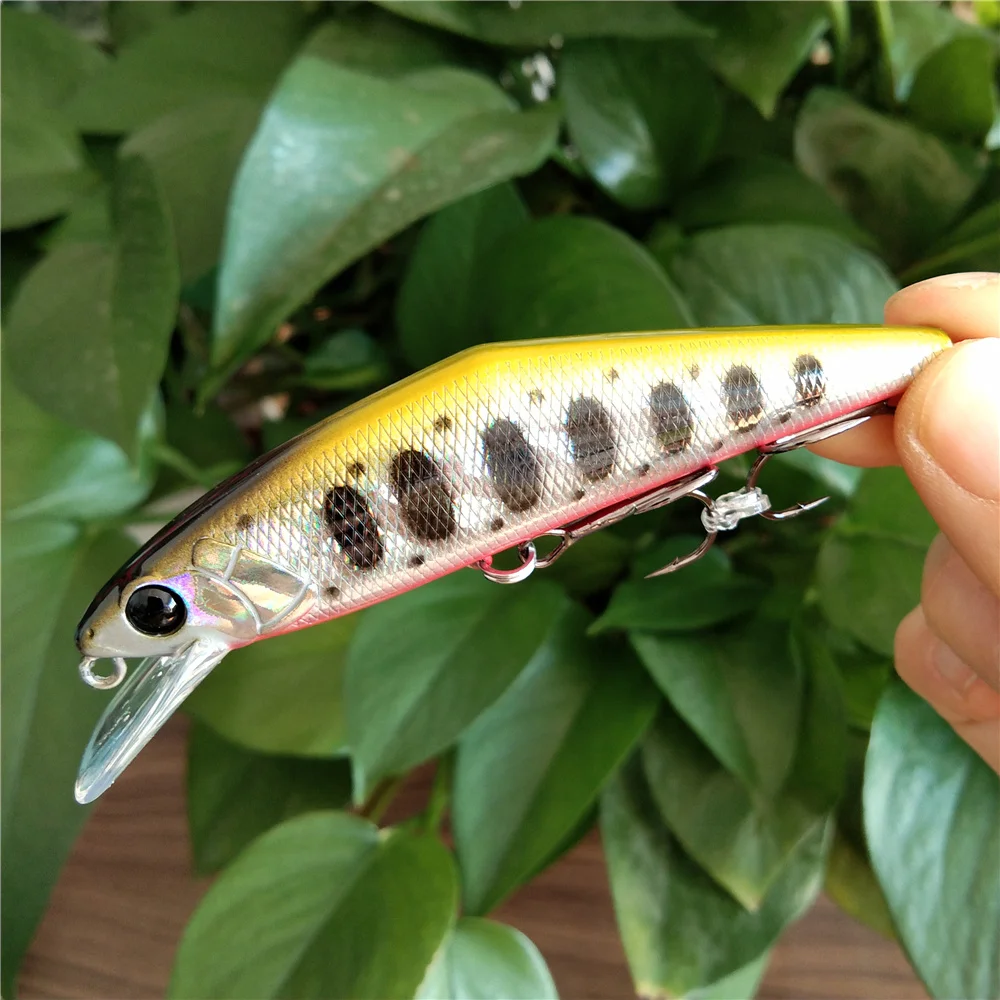 

TSURINOYA 12pcs Slow Speed Sinking Minnow 85mm 14.7g DW99 Fishing Lure Trout Artificial Hard Bait Stream Perch Jerkbait Wobbler
