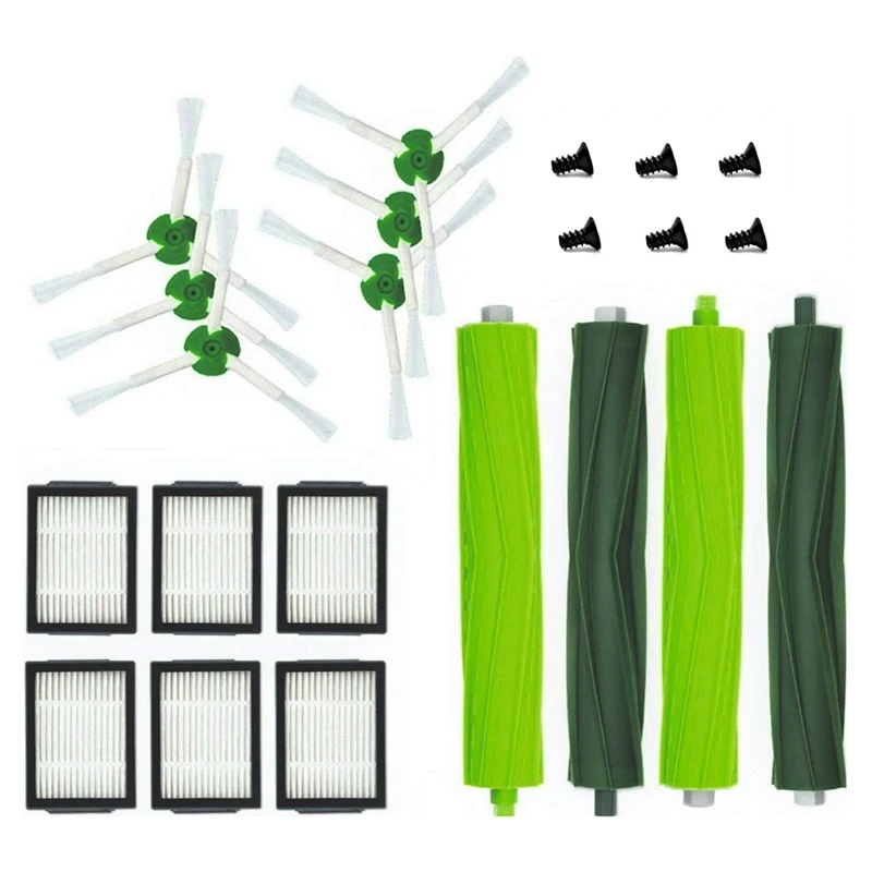 

16Pcs Accessories for IRobot Roomba I7 I7+ Plus E5 E6 E7 Filter Brushes Set Side Brushes Replacement Parts Kit
