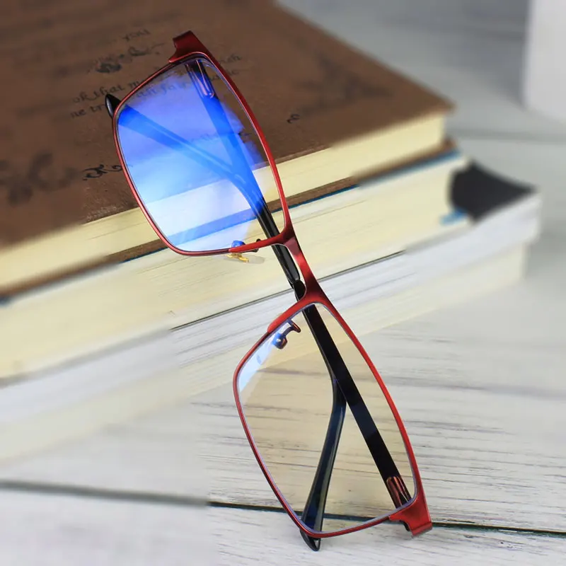 VANLOOK прогрессивные многофокусные очки для чтения компьютер для мужчин и женщин зрение четкие Регулируемые очки красный+ 1,0 1,5 2 2,5 3 3,5
