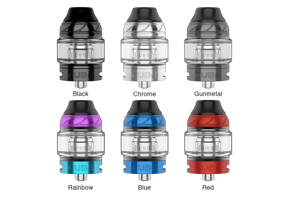 

Original OBS Cube Subohm Tank 4ml Capacity 24mm Diameter for OBS Cube MOD Vape Tank 304 Stainless Steel