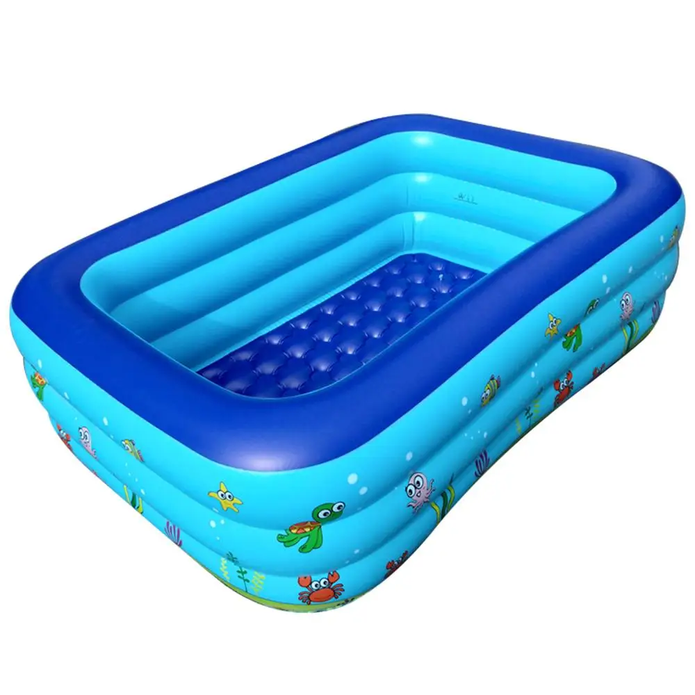 

Creative Inflatable Swimming Pool Beach Pool Swimming Pool Inflatable Children'S Ball Pool Blue Funny Antibacterial Child Game
