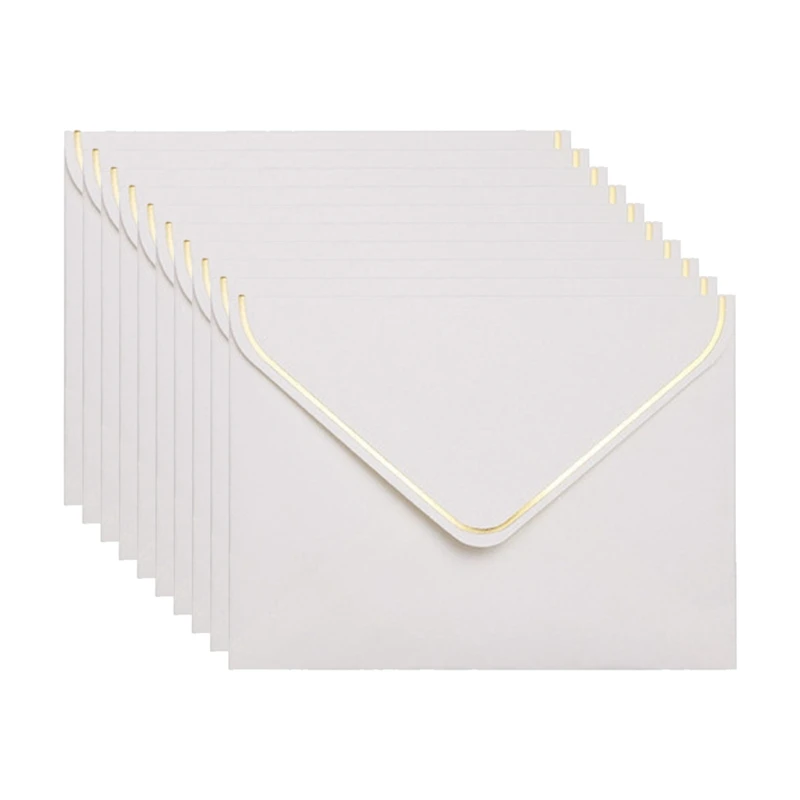 

Hot Stamping Blessing Simple Creative Greeting Card Supporting Envelope Message M17F