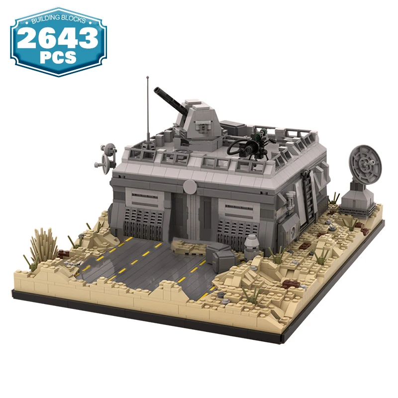

Конструктор MOC из сериала «имперские войны», база (Outpost) на татуиине, строительные блоки для сборки, игрушки для детей