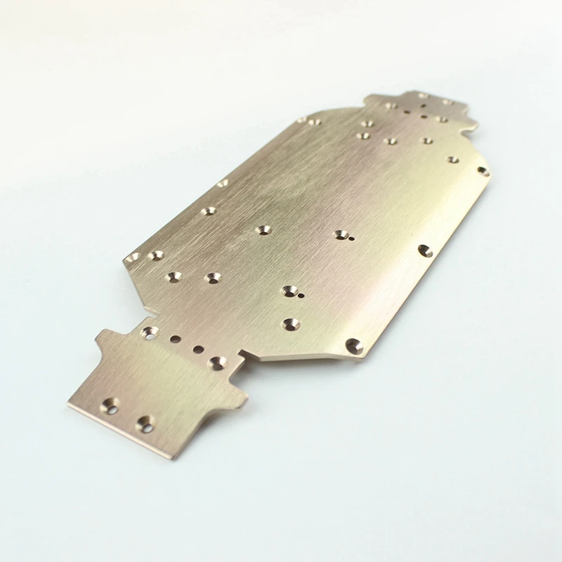 

1 Pcs Remote Control Car Bottom Plate & 4 Pcs Metal Shock Absorber Damper