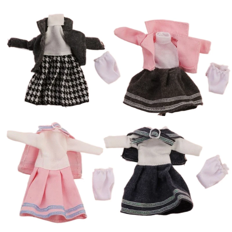 

Аксессуары для кукол 10 дюймов одежда для шарнирной куклы Барби тонкие руки ноги 30 см 1/6 розовые платья трусики DIY игрушка для девочек подарок