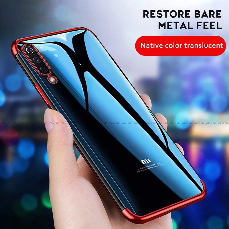 Роскошный чехол с покрытием для Xiaomi Mi 9 SE 8 Lite Mi9T Pro Redmi K20 7A Note 7 5 6 кристально