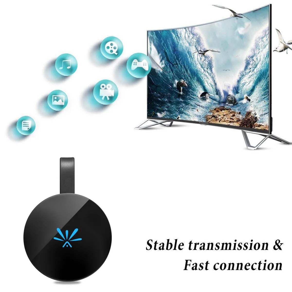 

G6 TV Stick 2.4GHz Video WiFi Display Dongle HD Digital 1080P HDMI Media Video Streamer Dongle Receiver For Chromecast 2