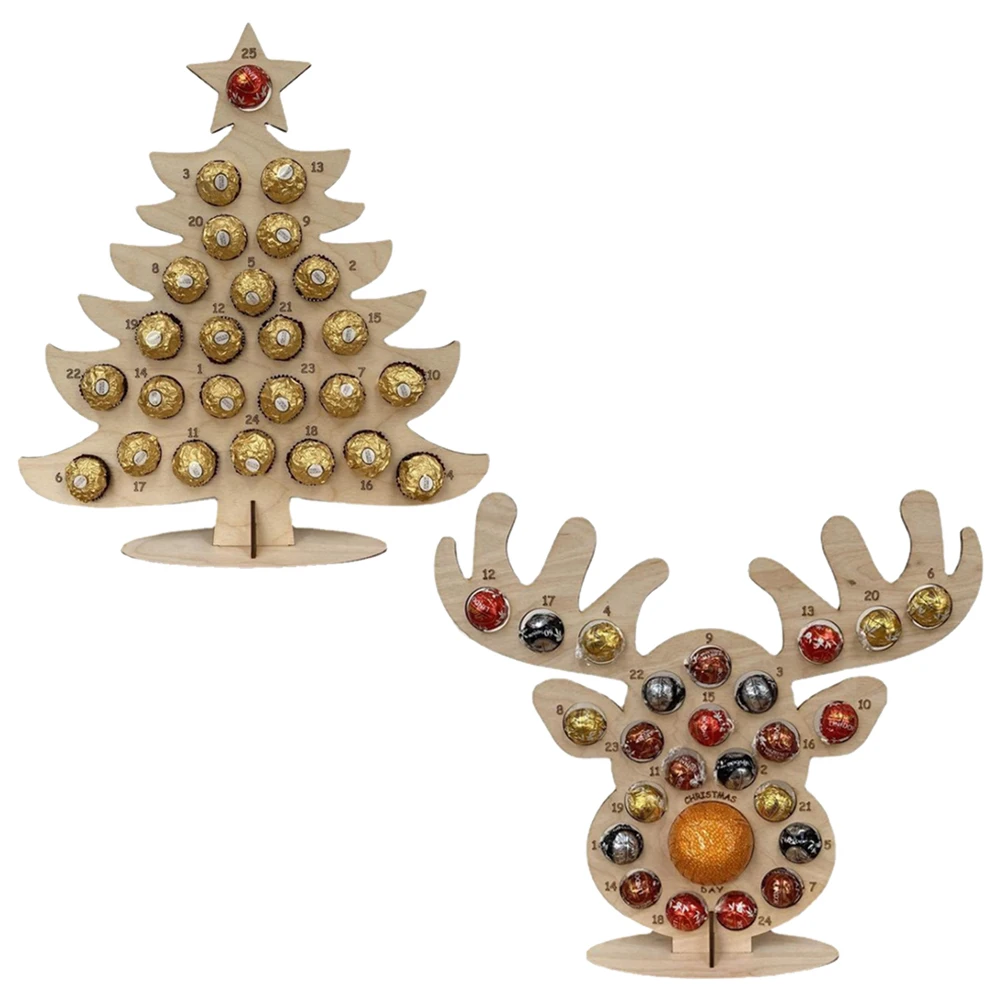 

Календарь с деревянным деревом и обратным отсчетом