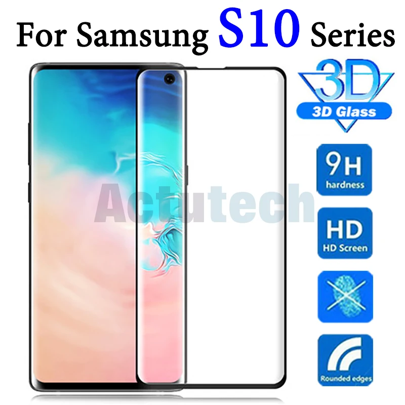 Защитное стекло для samsung galaxy S10 plus протектор экрана lite light S10e закаленная пленка