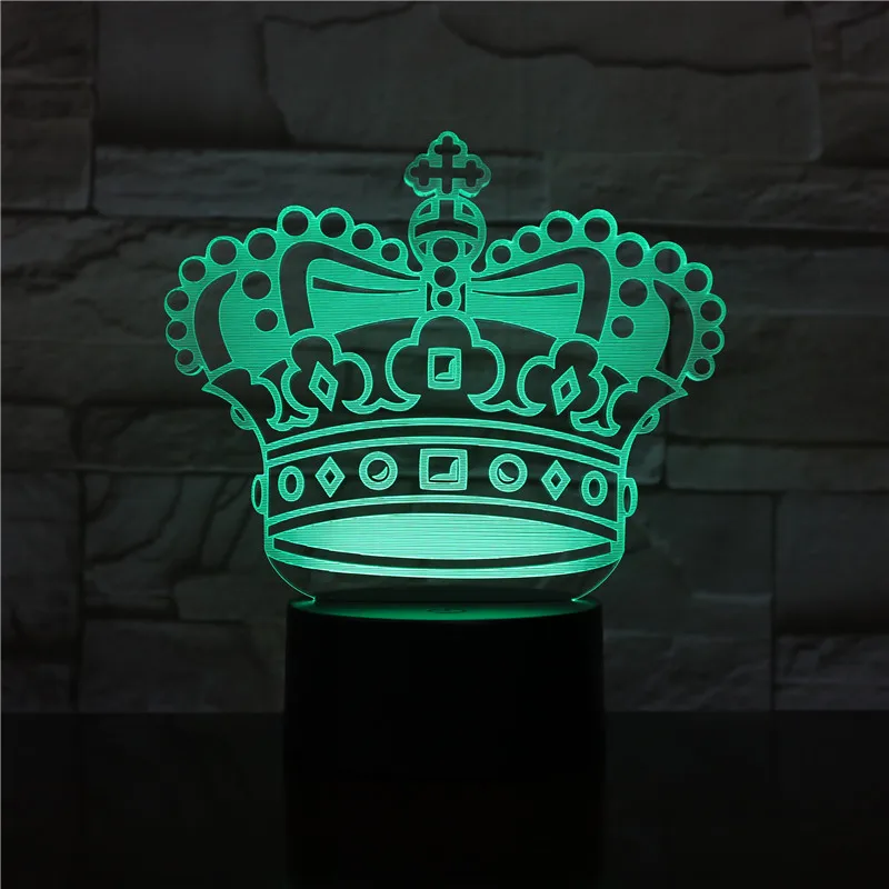 Детский ночсветильник с короной Настольная Ночная лампа для ребенка спальня 7