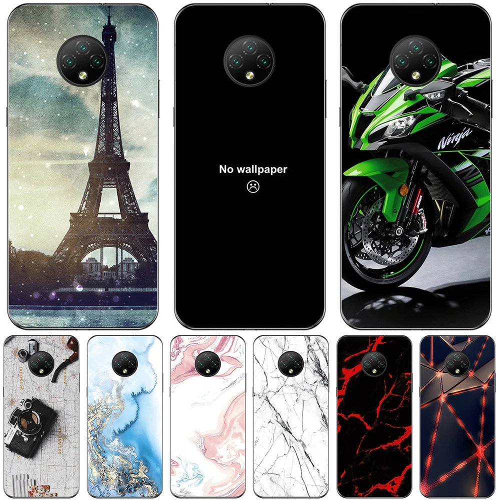 

Phone Bags & Case For Doogee X95 / X95 Pro 6.52 inch Cover Soft Silicone Fashion Marble Inkjet Painted Shell Capa