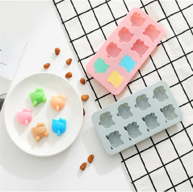 Милый Кот силиконовая форма для торта шоколадного мыла помадка сахарное