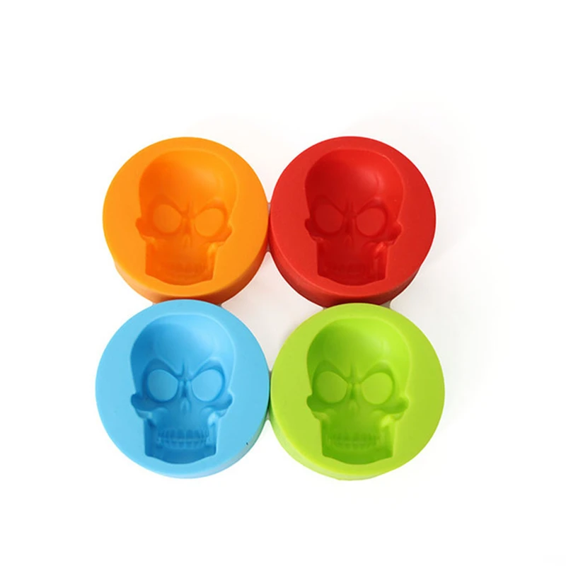 4 шт. силиконовые формы для выпечки Череп | Дом и сад