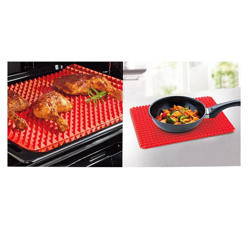 Пищевая пирамида для выпечки сковорода антипригарный силиконовый коврик