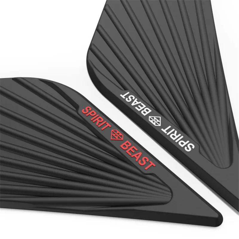 

A Pair Motorcycle Deco Kit Tank Protector Side Anti Slip Stickers Creative Design for Kawasaki Z900 Rubber Motorbike Accessories