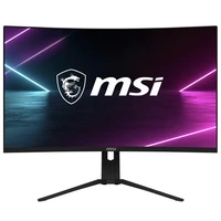 msi pag321cqr with 32 inch 1500r 220 nits va 165hz 5ms 2k 2560x1440 rgb mystic light curved gaming monitor support amd freesync