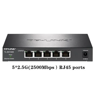 Tp-link TL-SH1005 all 5*2.5gb RJ45 Ethernet Plug and play 2500mbps 2.5g 2.5gbps 2.5gb  2.5 gigabit