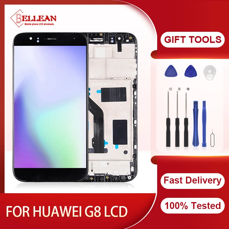 Catteny 5 дюймовый RIO L02 L01 дисплей для Huawei G8 ЖК-сенсорный экран дигитайзер в сборе